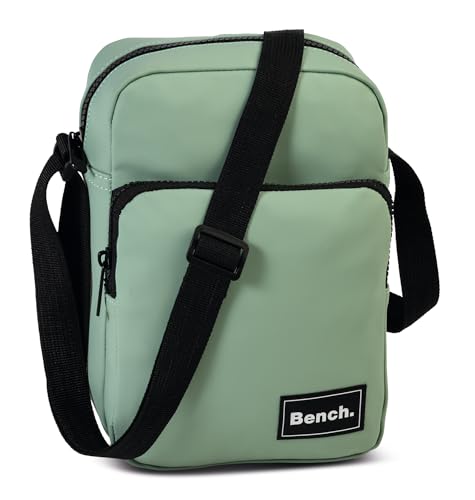 Bench Hydro Damen und Herren Bag Umhängetasche Tasche Handtasche Schultertasche Crossbody-Tasche, grau-grün, 24 x 17 x 9 cm von Ragusa-Trade