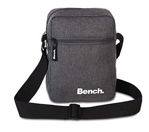 Bench Unisex Umhängetasche - Schultertasche für Damen und Herren, Handtasche, Messenger Bag, Crossbody-Tasche, Hüfttasche, Ideal für Alltag und Reisen, dunkelgrau, 23 x 17 x 8 cm von Ragusa-Trade