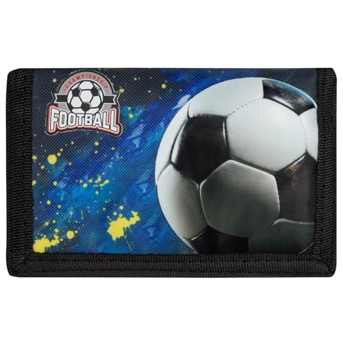 Ragusa-Trade Fussball - Soccer Geldbeutel Portemonnaie Geldbörse für Kinder Jungen, schwarz/blau, 12 x 8 x 1 cm Ragusa-Trade Fussball - Soccer Geldbeutel Portemonnaie Geldbörse für Kinder Jungen, schwarz/blau, 12 x 8 x 1 cm von Ragusa-Trade