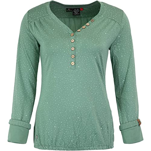 Ragwear Plus Damen Shirt Pinch grün/weiß 44 von Ragwear