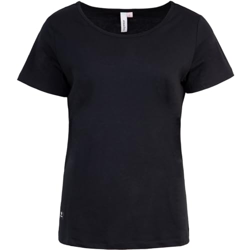 Meliertes T-Shirt MINTTA mit Lockerem Schnitt, Black, M von Ragwear