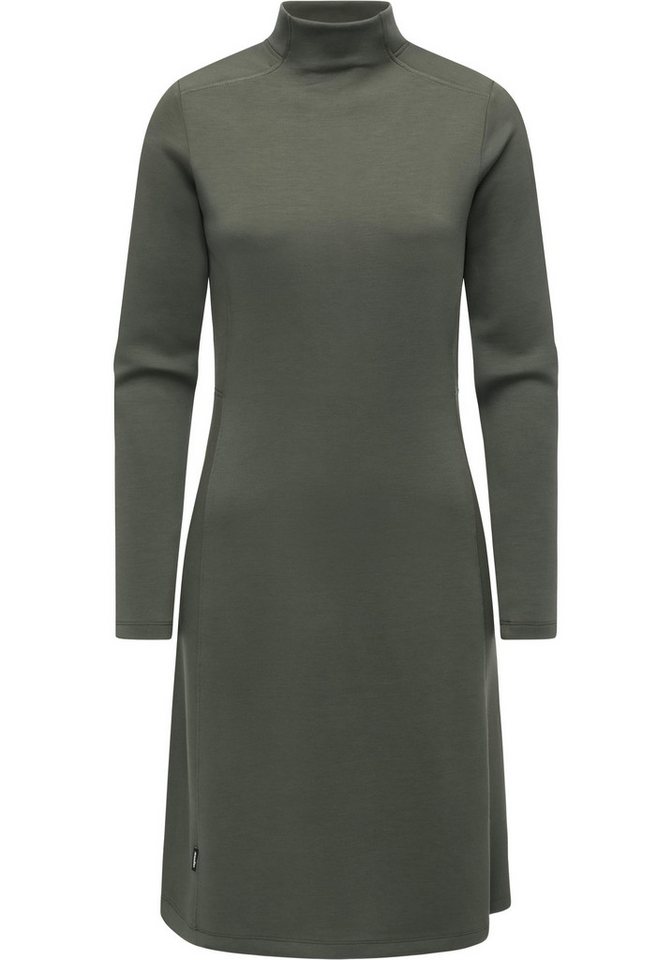Ragwear A-Linien-Kleid Leavie Modisches Damen Sweatkleid mit Stehkragen von Ragwear
