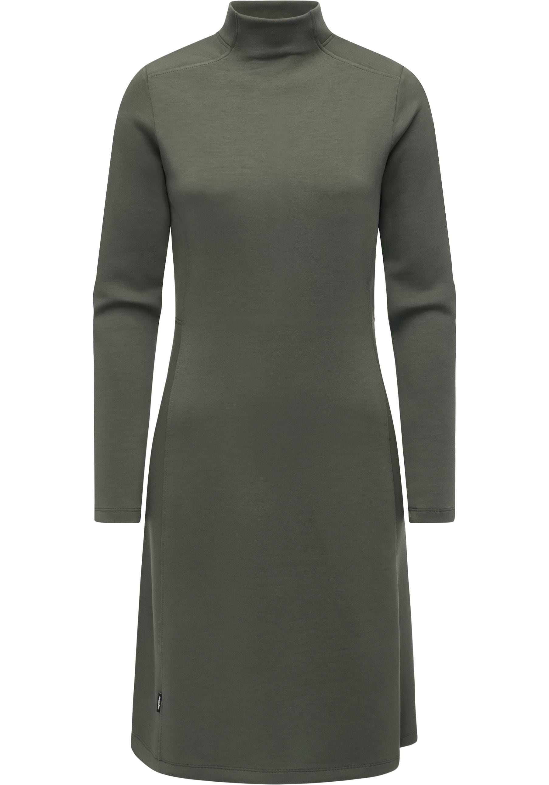 Ragwear A-Linien-Kleid "Leavie" Ohne Taschen Modisches Damen Sweatkleid mit Stehkragen von Ragwear