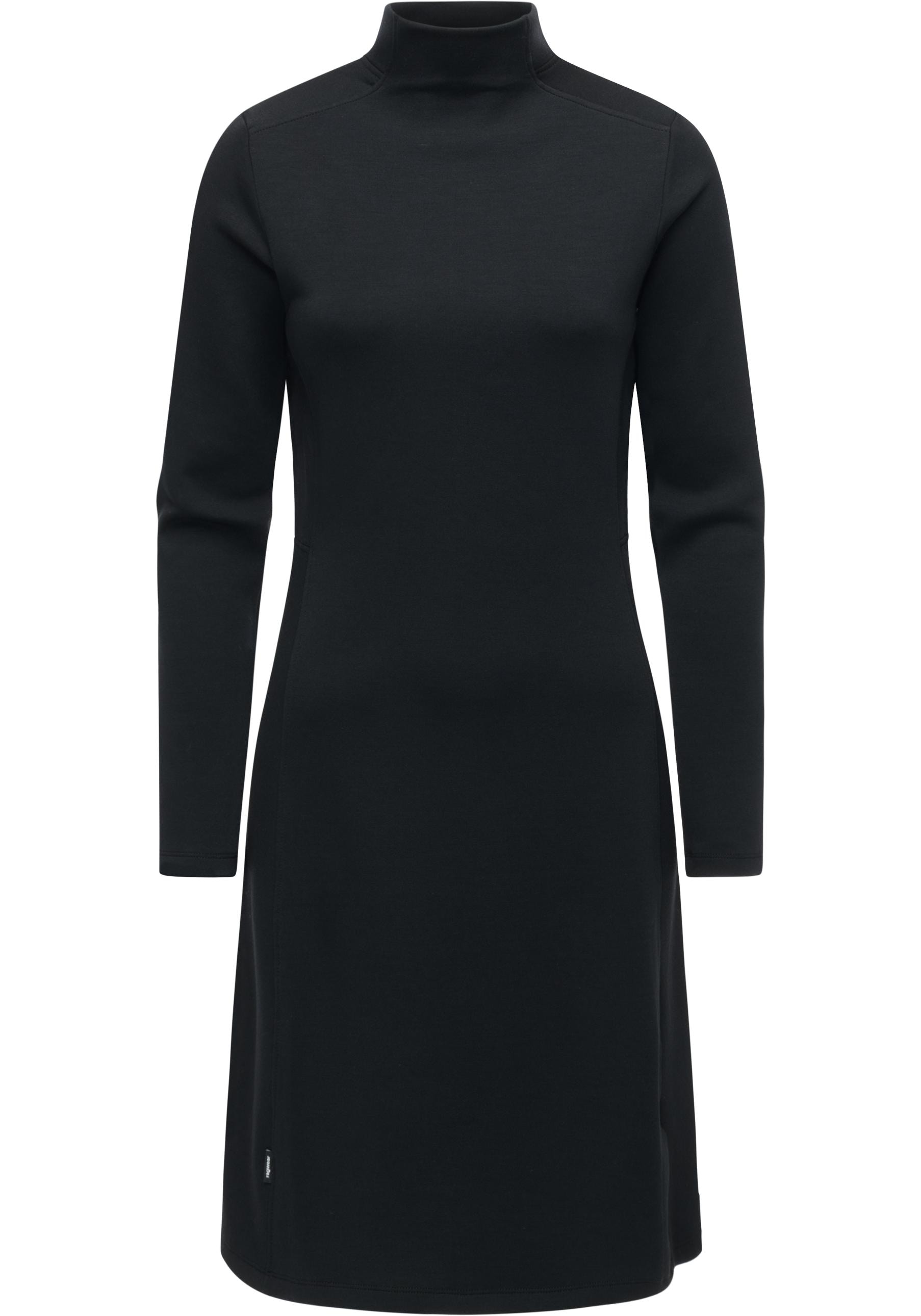 Ragwear A-Linien-Kleid "Leavie" Ohne Taschen Modisches Damen Sweatkleid mit Stehkragen von Ragwear
