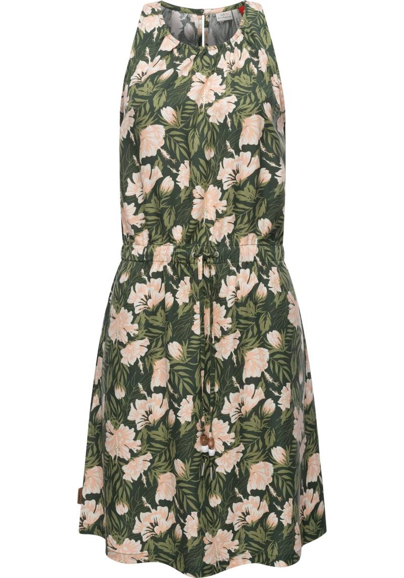 Ragwear A-Linien-Kleid "Sanai Print Organic" Ohne Taschen stylisches Sommerkleid mit verspielten Details von Ragwear