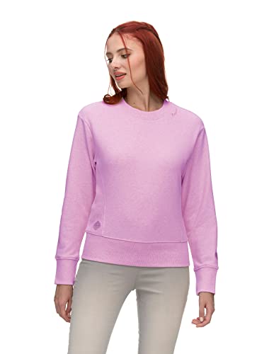 Ragwear AZALLEA Damen Frauen Sweatshirt,Pullover,Pulli,sportlicher Sweater,Hoodie,Rundausschnitt,Pink,L von Ragwear