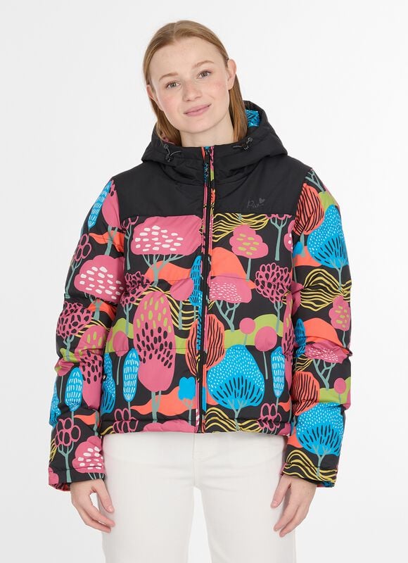 Ragwear Amazze Print Winterjacke multicolor in M Ragwear Amazze Print Winterjacke multicolor in M von Ragwear