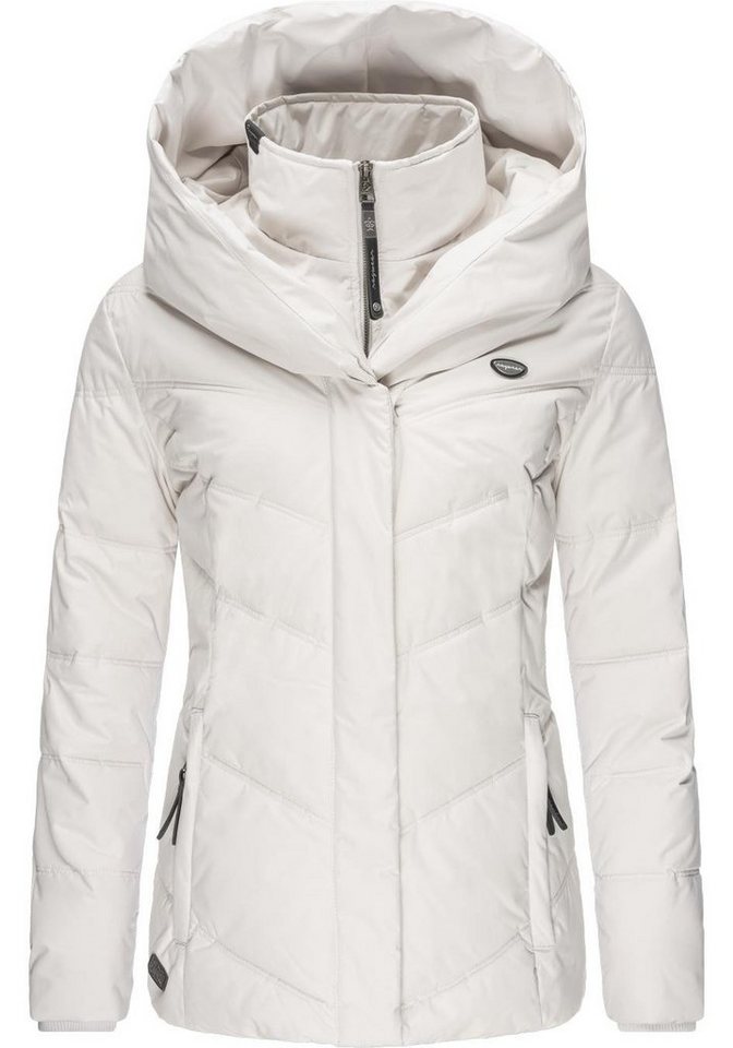 Ragwear Anorak Natesa Intl. stylische Winterjacke mit V-Steppung und Kapuze von Ragwear