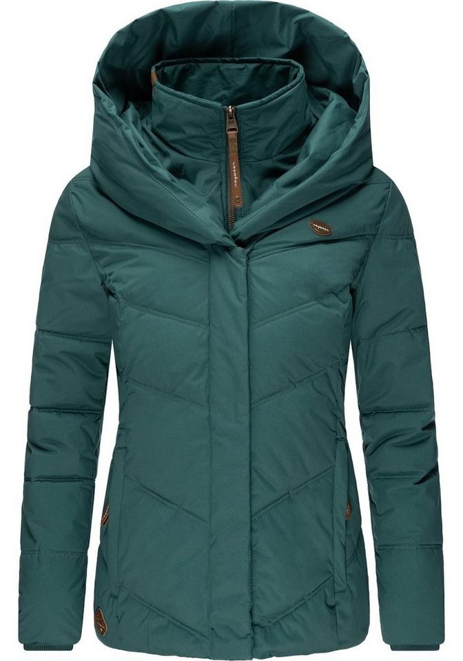 Ragwear Anorak Natesa Intl. stylische Winterjacke mit V-Steppung und Kapuze von Ragwear