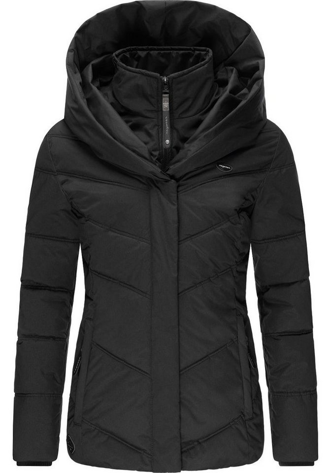 Ragwear Anorak Natesa Intl. stylische Winterjacke mit V-Steppung und Kapuze von Ragwear