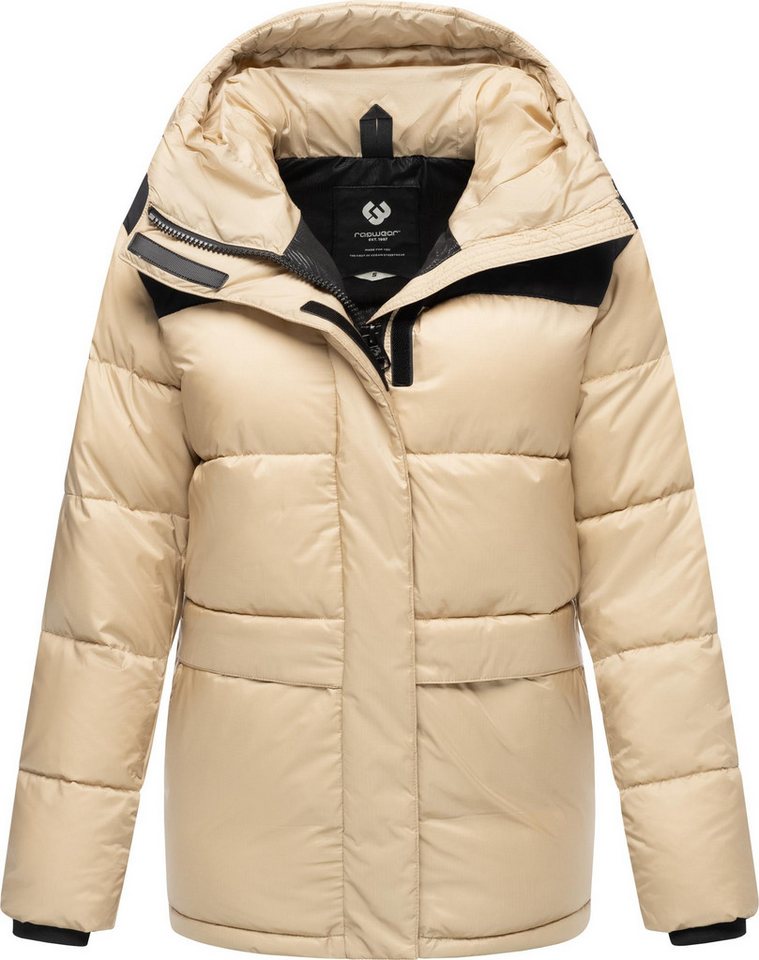 Ragwear Anorak Wikesh stylische Winter Steppjacke mit Colourblocking von Ragwear