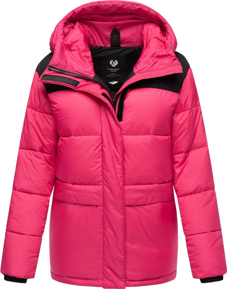 Ragwear Anorak Wikesh stylische Winter Steppjacke mit Colourblocking von Ragwear