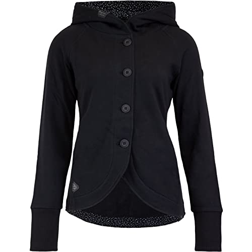 Ragwear Ava Sweatjacke Damen (black, L) von Ragwear