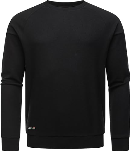 Ragwear Basic Herren Pullover Sweatshirt Longsleeve Doren YOUMODO Black Gr. S von Ragwear