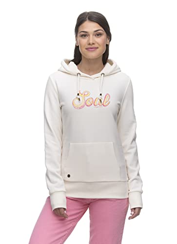 Ragwear Berit Organic GOTS Damen Frauen Kapuzenpulli,Kapuzenpullover,Hoodie,Pullover mit Kapuze,Weiß,L von Ragwear