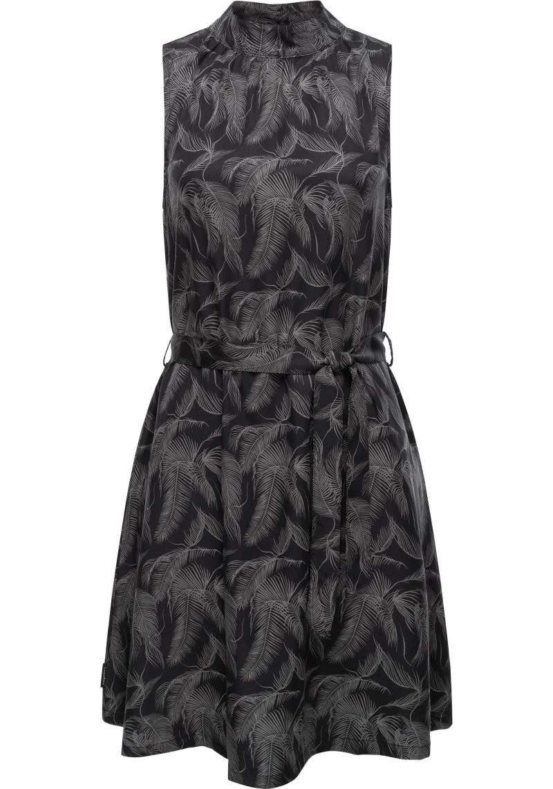 Ragwear Blusenkleid "Angyc Organic" Ohne Taschen hochgeschlossenes Sommerkleid mit Bindeband von Ragwear