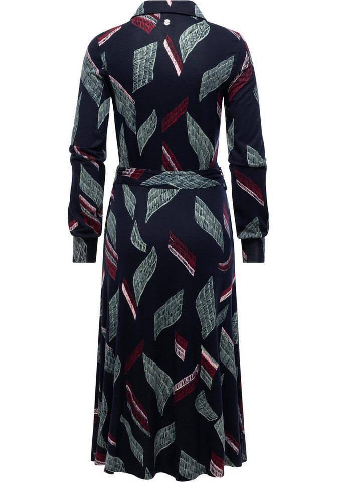 Ragwear Blusenkleid Plantee Print Modisches Damenkleid mit Taillengürtel Ragwear Blusenkleid Plantee Print Modisches Damenkleid mit Taillengürtel von Ragwear