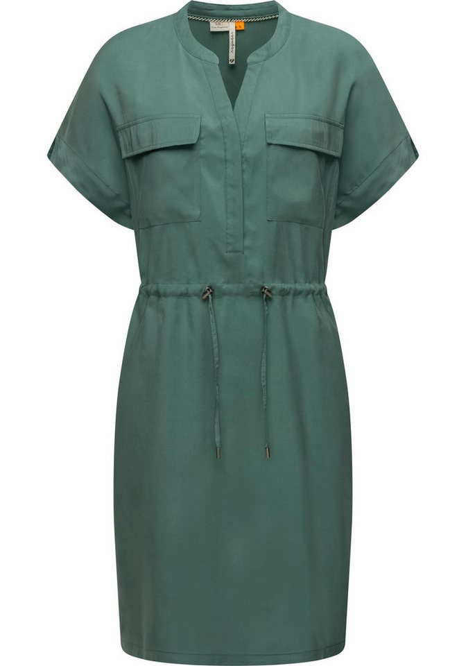 Ragwear Blusenkleid Roisa stylisches Sommerkleid mit Bindeband von Ragwear