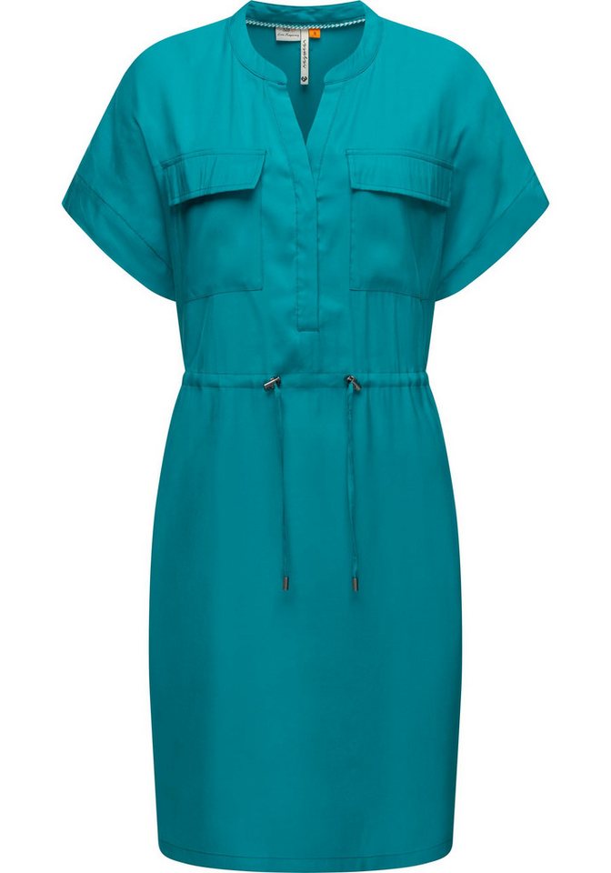 Ragwear Blusenkleid Roisa stylisches Sommerkleid mit Bindeband von Ragwear