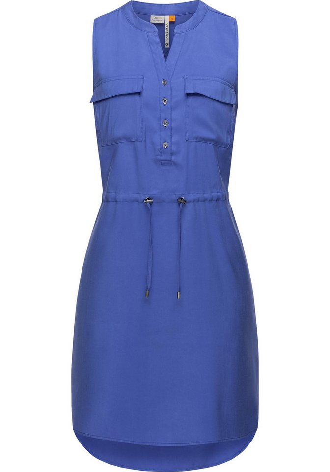 Ragwear Blusenkleid Roissin stylisches Sommerkleid mit Bindeband von Ragwear