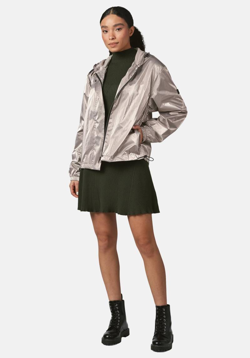 Ragwear Blouson "Cezanna Shine" mit Kapuze Glänzende Damen Jacke mit reflektierendem Metallic-Material von Ragwear