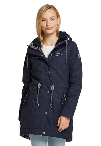 Ragwear Damen Winterparka Canny navy/weiß XS von Ragwear