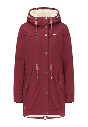 Ragwear Damen Winterparka CANNY weinrot L von Ragwear