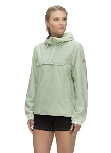 Ragwear CARLENE Damen Frauen Übergangsjacke,Jacke,Windbreaker,Anorak,Regenjacke,Grün,XL von Ragwear