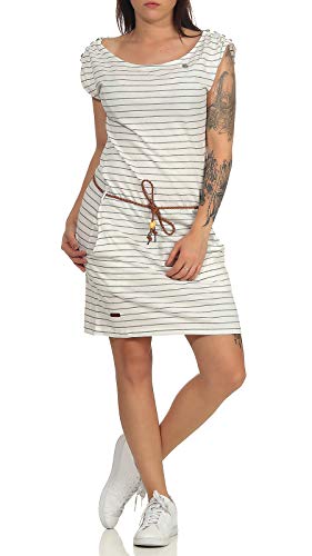 Ragwear Chego Dress White L von Ragwear