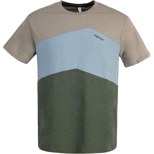 Ragwear Cobari T-Shirt Herren (DE/NL/SE/PL, Alphanumerisch, L, Regular, Regular, Dusty Olive) von Ragwear