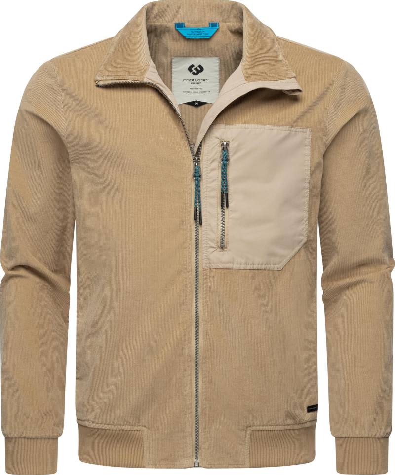 Ragwear Cordjacke "Corler" ohne Kapuze Stylische Herren Jacke aus Cord im modischen Utility-Look von Ragwear