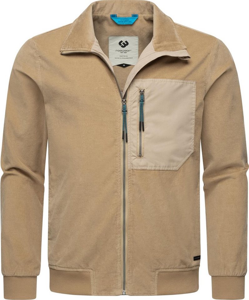 Ragwear Cordjacke Corler Stylische Herren Jacke aus Cord im modischen Utility-Look von Ragwear