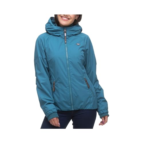 Ragwear DIZZIE Damen Frauen Jacke,Winterjacke mit Kapuze,wasserabweisend,bequem,Grün,M von Ragwear