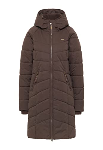 Ragwear Damen Funktionsmantel DIZZIE Dunkelbraun S von Ragwear