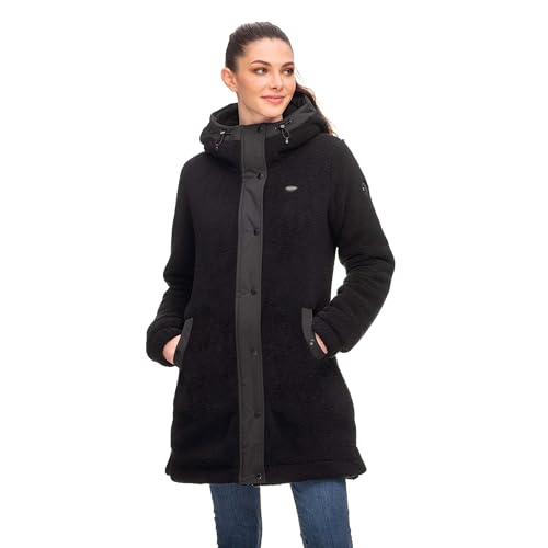 Ragwear Damen Fleecejacke Cousy black XL von Ragwear