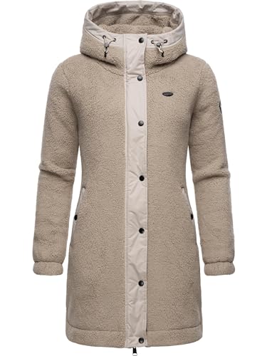 Ragwear Damen Fleecejacke Kurze Teddyfleece-Jacke warm mit Kapuze Cousy Bone24 Gr. XXL Ragwear Damen Fleecejacke Kurze Teddyfleece-Jacke warm mit Kapuze Cousy Bone24 Gr. XXL von Ragwear