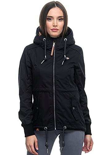 Ragwear Damen Jacke Danka Übergangsjacke (DE/NL/SE/PL, Alphanumerisch, S, Regular, Regular, Black) von Ragwear