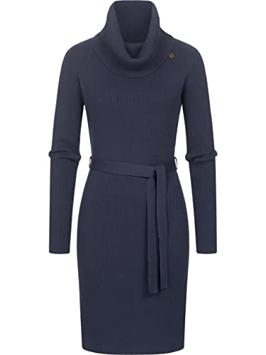 Ragwear Damen Jersey Langarm Pulloverkleid Winterkleid Miyya Navy Gr. XXL von Ragwear