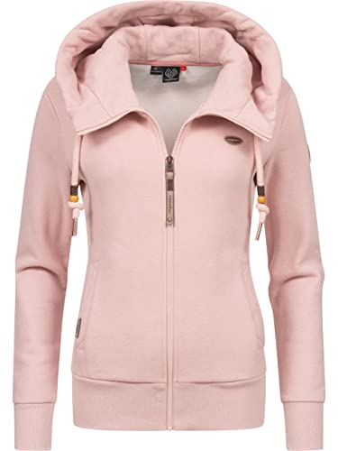 Ragwear Damen Kapuzenjacke Sweatjacke Zip-Hoodie Emer Old Pink 22 Gr. S von Ragwear