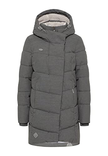 Ragwear Damen Steppmantel Pavla grey grau - XXL von Ragwear