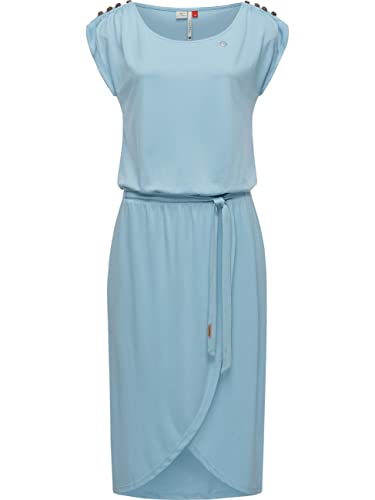 Ragwear Damen Kleid Midi Sommerkleid Ethany Light Blue23 Gr. L von Ragwear