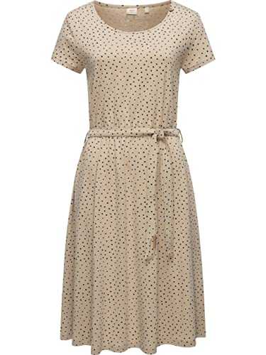 Ragwear Damen Kleid Midi Sommerkleid aus Biobaumwolle und Lyocell Olina Dress Organic Sand Gr. M von Ragwear