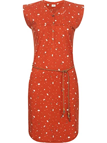 Ragwear Damen Kleid Sommerkleid kurz aus Biobaumwolle und Lyocell Zofka Dress Organic Terracotta22 Gr. S von Ragwear