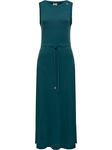 Ragwear Damen Kleid Sommerkleid langes Maxikleid Giggi Dark Green Gr. L von Ragwear