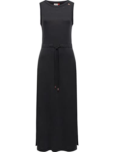 Ragwear Damen Kleid Sommerkleid langes Maxikleid Giggi Black Gr. M von Ragwear