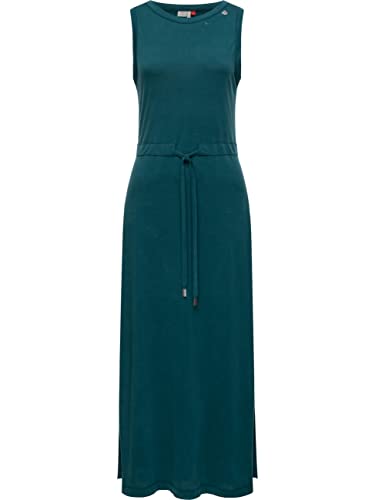 Ragwear Damen Kleid Sommerkleid langes Maxikleid Giggi Dark Green Gr. XXL von Ragwear