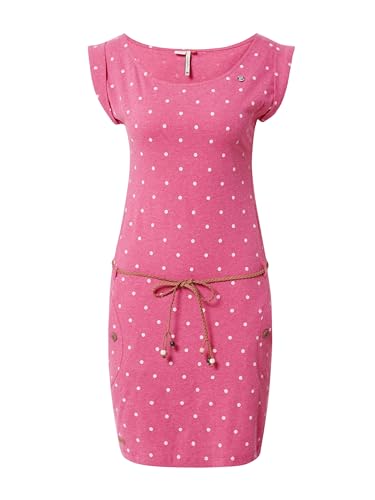 Ragwear Damen Kleid Tag Magenta/weiß XXL von Ragwear