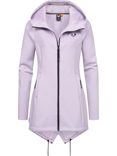 Ragwear Damen Kurzmantel Softshellmantel mit super kuscheligem, warmem Fleece-Innenfutter Wingi YOUMODO Lavender Gr. M von Ragwear