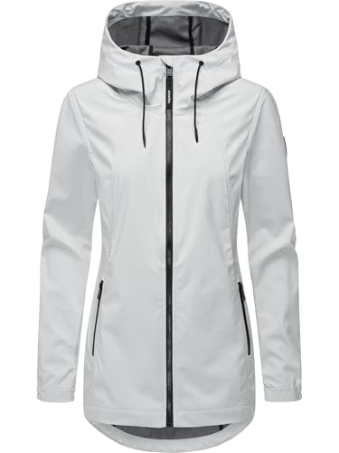 Ragwear Damen Lange Übergangsjacke wasserdichter und atmungsaktiver Kurzmantel mit Verstellbarer Kapuze Zuzka Sport YOUMODO Off White Gr. XS Ragwear Damen Lange Übergangsjacke wasserdichter und atmungsaktiver Kurzmantel mit Verstellbarer Kapuze Zuzka Sport YOUMODO Off White Gr. XS von Ragwear