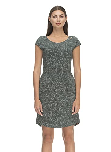 Ragwear Damen Kurzarmkleid Lilithe Dark Green XL von Ragwear